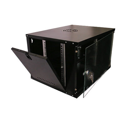 Due chiavi di blocco 6U Montaggio a parete Rack di rete 19 pollici Rack per computer Piccolo armadio di rete