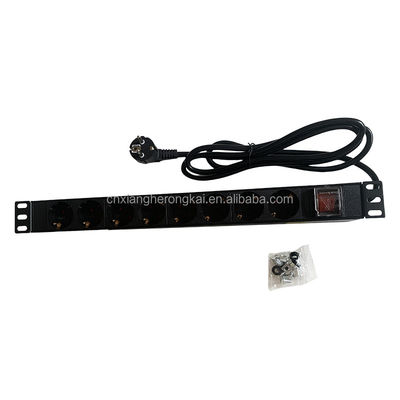Tipo francese PDU16A 250vac European Socket Rack Mount Smart PDU Server