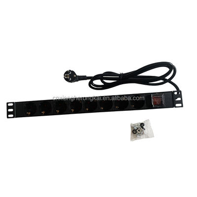 Tipo francese PDU16A 250vac European Socket Rack Mount Smart PDU Server