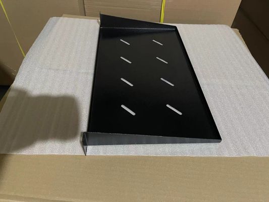 SPCC Acciaio laminato a freddo 1U vassoio di tastiera a ventilazione per vassoio di comunicazione montato su rack