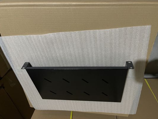SPCC Acciaio laminato a freddo 1U vassoio di tastiera a ventilazione per vassoio di comunicazione montato su rack