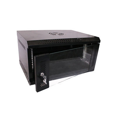 6U Data Center Server Rack Cabinet realizzato in acciaio laminato a freddo con accettazione OEM