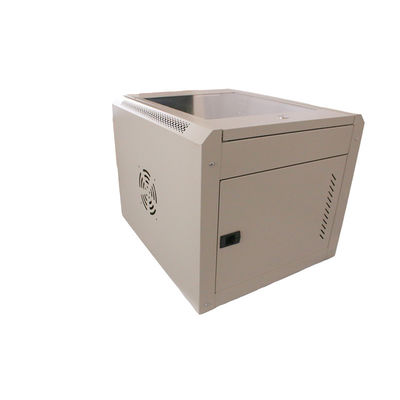 SPCC Porta in vetro rinforzato a freddo montata a muro in acciaio a rete Server Rack 450*530*400
