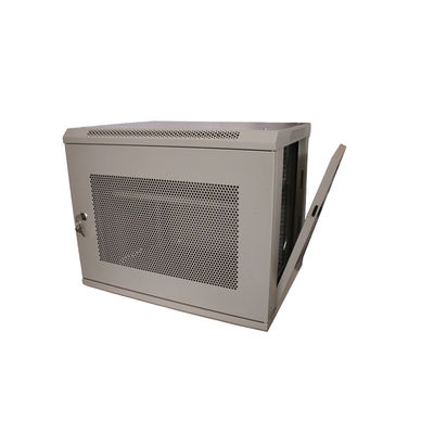 Grande magazzino a doppia sezione montaggio a muro 19 pollici 9U Server Rack Network Cabinet per Sala server
