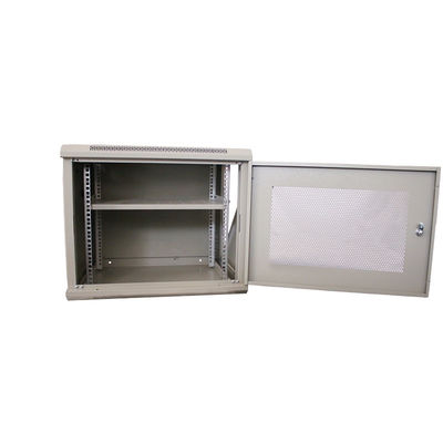 Grande magazzino a doppia sezione montaggio a muro 19 pollici 9U Server Rack Network Cabinet per Sala server