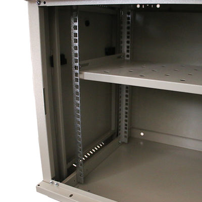 Grande magazzino a doppia sezione montaggio a muro 19 pollici 9U Server Rack Network Cabinet per Sala server