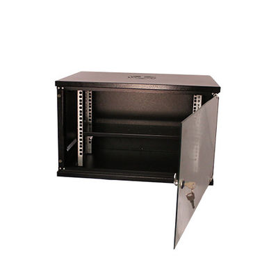 Due chiavi di blocco 6U Montaggio a parete Rack di rete 19 pollici Rack per computer Piccolo armadio di rete