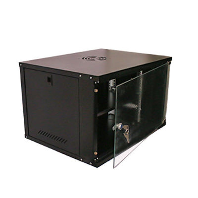 Due chiavi di blocco 6U Montaggio a parete Rack di rete 19 pollici Rack per computer Piccolo armadio di rete