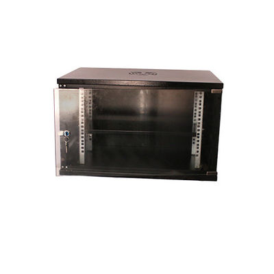 Due chiavi di blocco 6U Montaggio a parete Rack di rete 19 pollici Rack per computer Piccolo armadio di rete