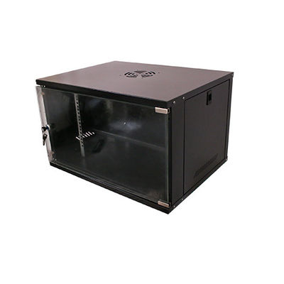 Due chiavi di blocco 6U Montaggio a parete Rack di rete 19 pollici Rack per computer Piccolo armadio di rete