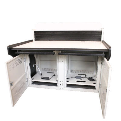 1200*750*900 Console della sala server Computer Power Center per la tabella di doppia piattaforma operativa