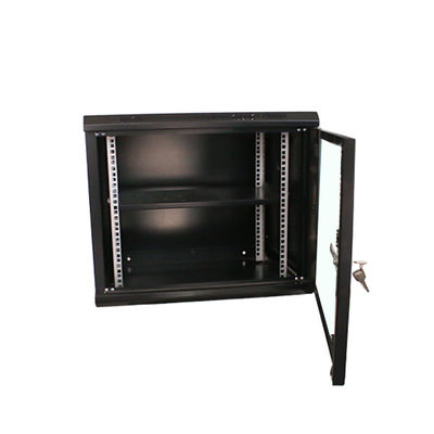 9U Data Center Server Rack Cabinet realizzato in acciaio laminato a freddo SPCC per la rete di ufficio