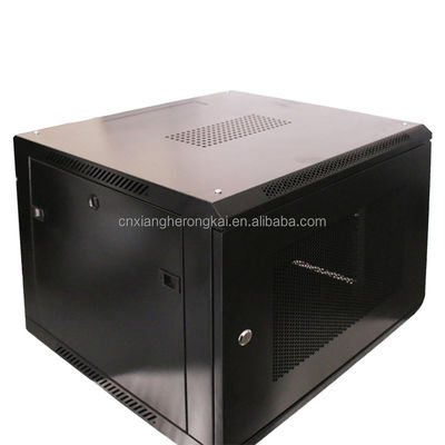 6u 9u 12u Data Network Cabinet Standard Server Rack Cabinet con acciaio laminato a freddo