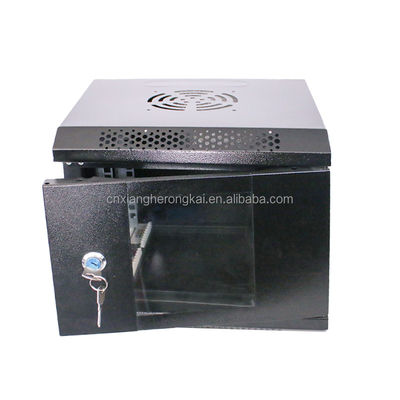 SPCC Cold Rolled Steel Wall Mounted Glass Door Network Server Cabinet per le prestazioni