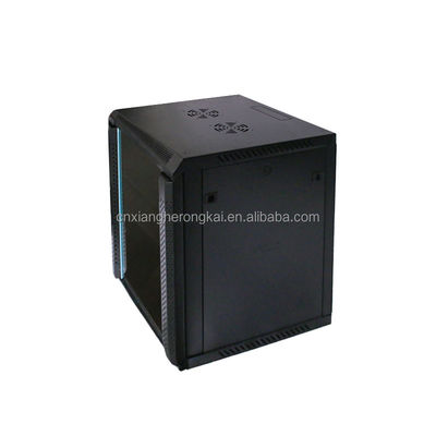 Montaggio a parete 19 pollici nero Network Rack Cabinet per Server Room Standard Altro modello