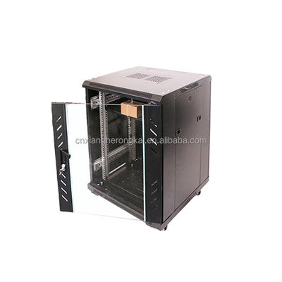 18u 22u 24u Servitore in acciaio laminato a freddo Rack Network Cabinet con servizio OEM opzionale