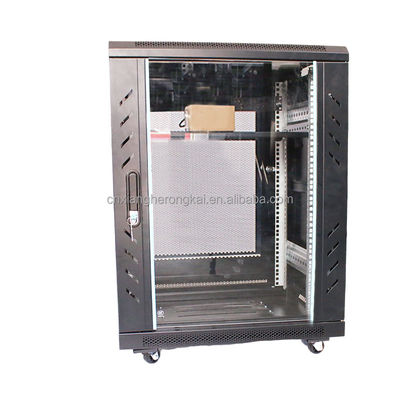 18u 22u 24u Servitore in acciaio laminato a freddo Rack Network Cabinet con servizio OEM opzionale